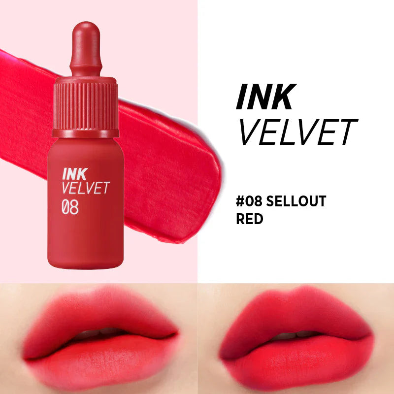 Peripera Ink The Velvet 08 Sellout Red