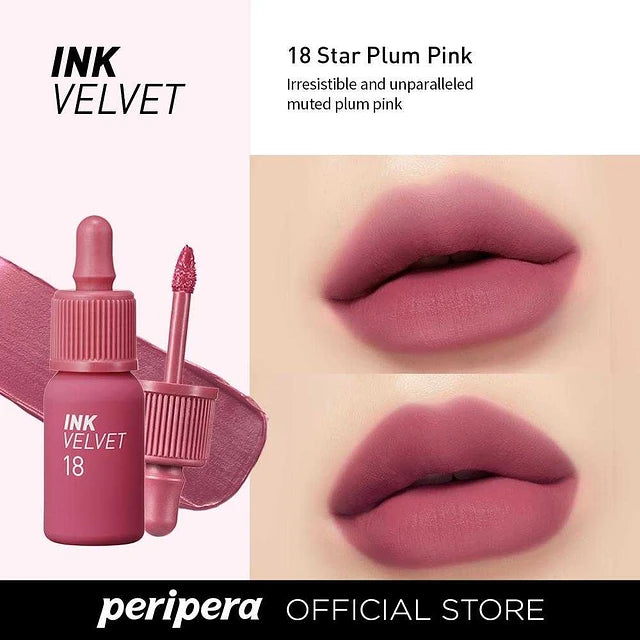Peripera Ink The Velvet 18 Star Plum Pink