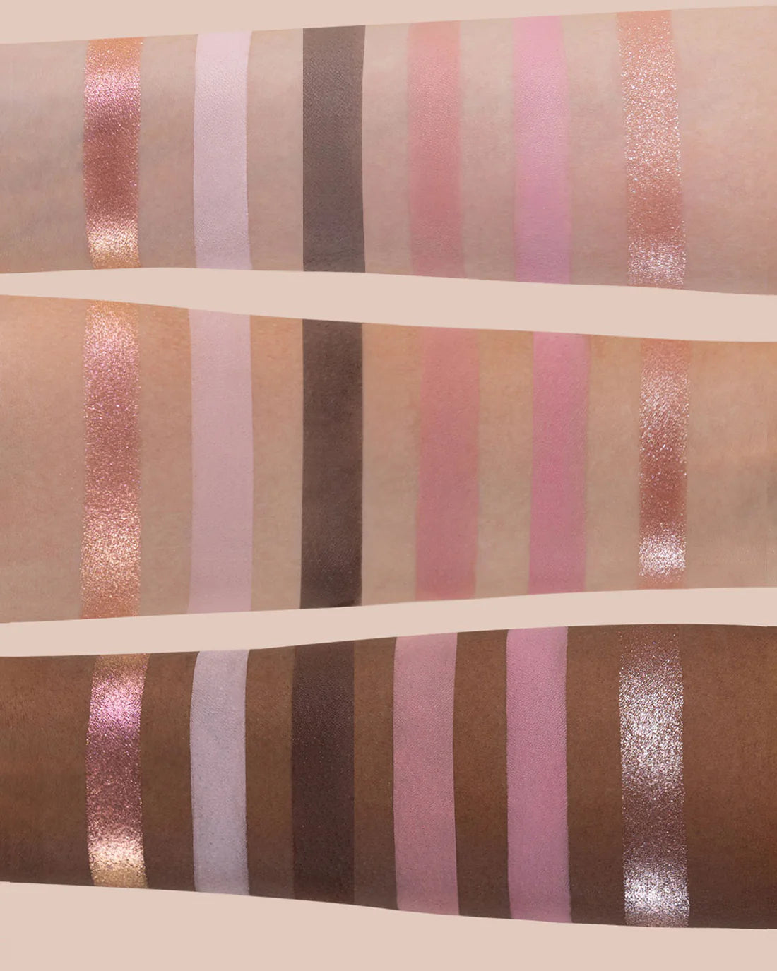 Flowerknows - Paleta de maquillaje de seis colores Swan Ballet