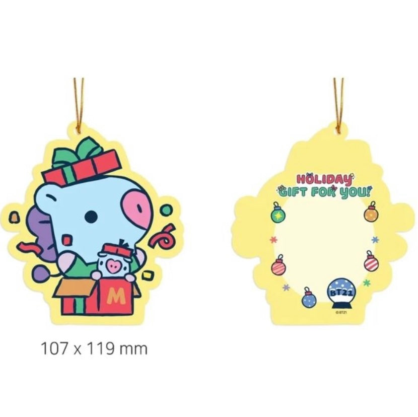 BT21 HOLIDAY CARD- SET DE 7