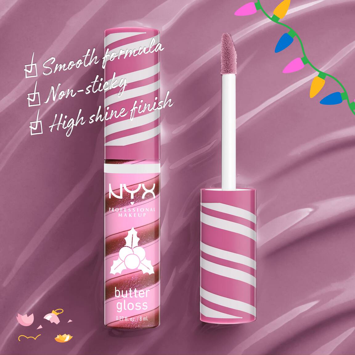 NYX Butter Goss- Holly berry