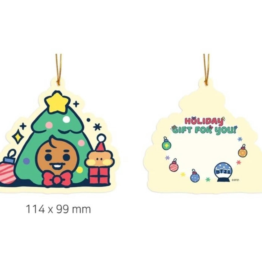 BT21 HOLIDAY CARD- SET DE 7