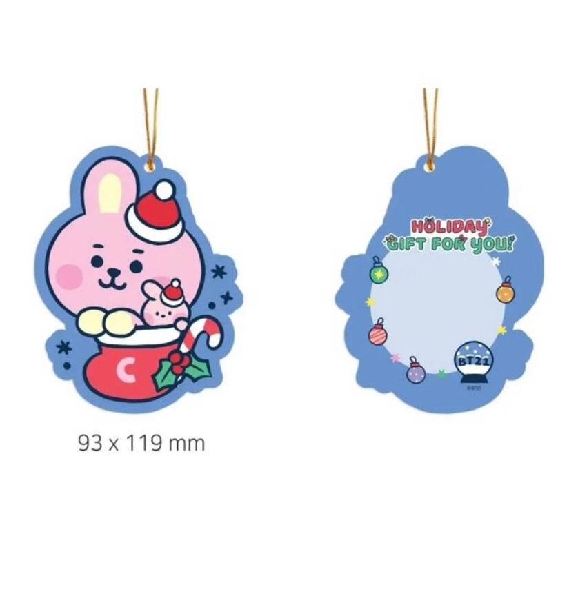 BT21 HOLIDAY CARD- SET DE 7