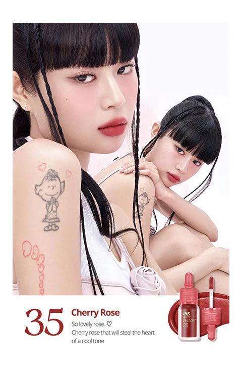 Peripera Ink Airy Velvet Lip Tint 035 CHERRY ROSE (NEW)