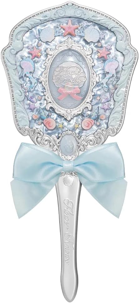 Flowerknows Shell's Jewel - Hand Mirror Blue Seashell