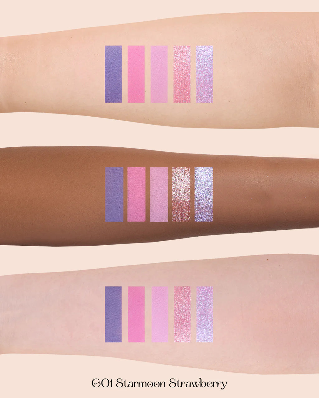Flowerknows - Paleta de sombras de ojos Violet Strawberry Rococo