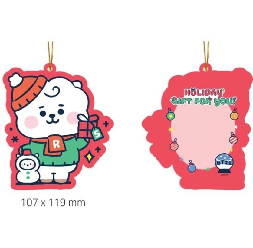 BT21 HOLIDAY CARD- SET DE 7