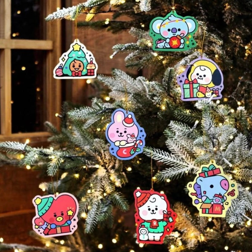 BT21 HOLIDAY CARD- SET DE 7