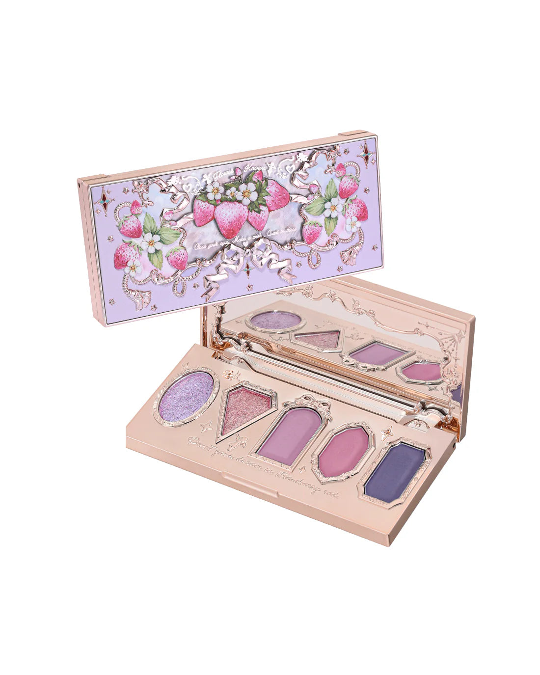 Flowerknows - Paleta de sombras de ojos Violet Strawberry Rococo