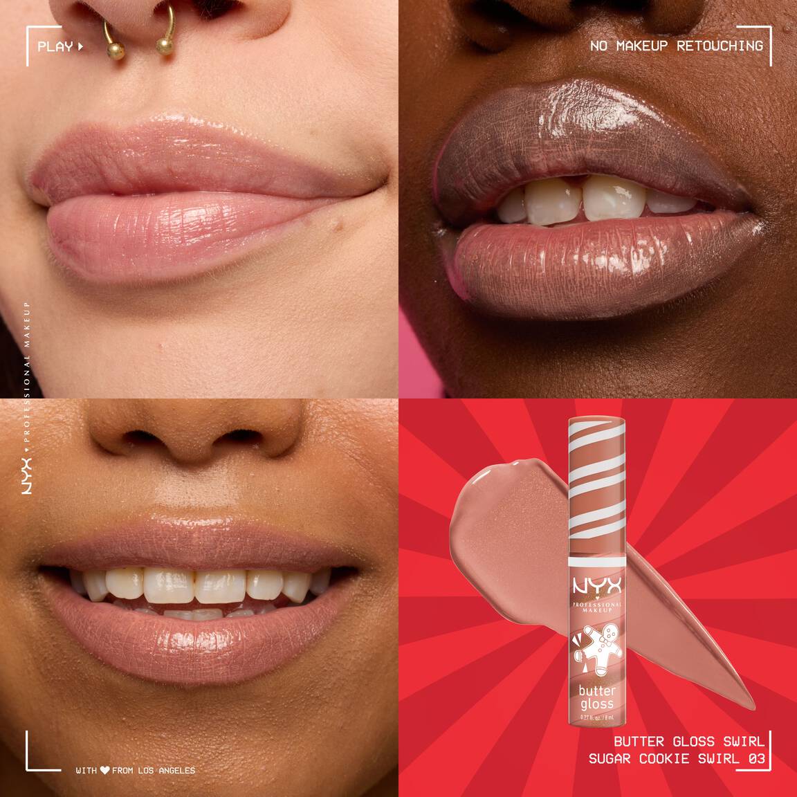 NYX Butter Goss- Sugar cookie