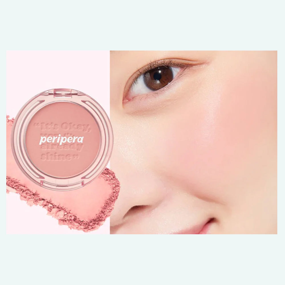 PERIPERA - Pure Blushed Sunshine Cheek-01 Calm Pink