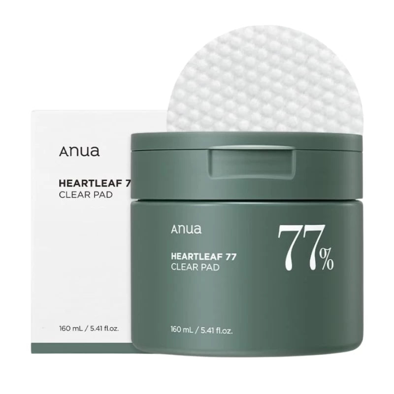 Anua Heartleaf 77% Clear Pad Exfoliante Equilibrante 70 Unidades