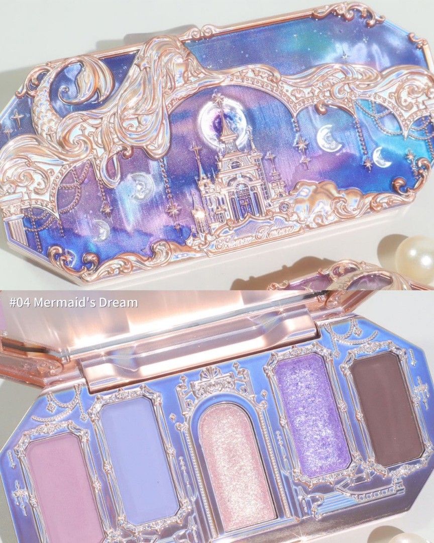 Flowerknows Moonlight Mermaid - Eyeshadow Palette #04 Mermaid's Dream