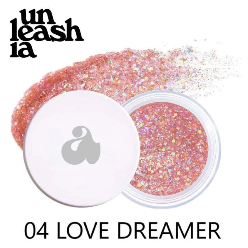 [UNLEASHIA] GET LOOSE GLITTER GEL 4G N°4 LOVE DREAMER