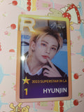 Hyunjin Superstar in LA Photocard PVC