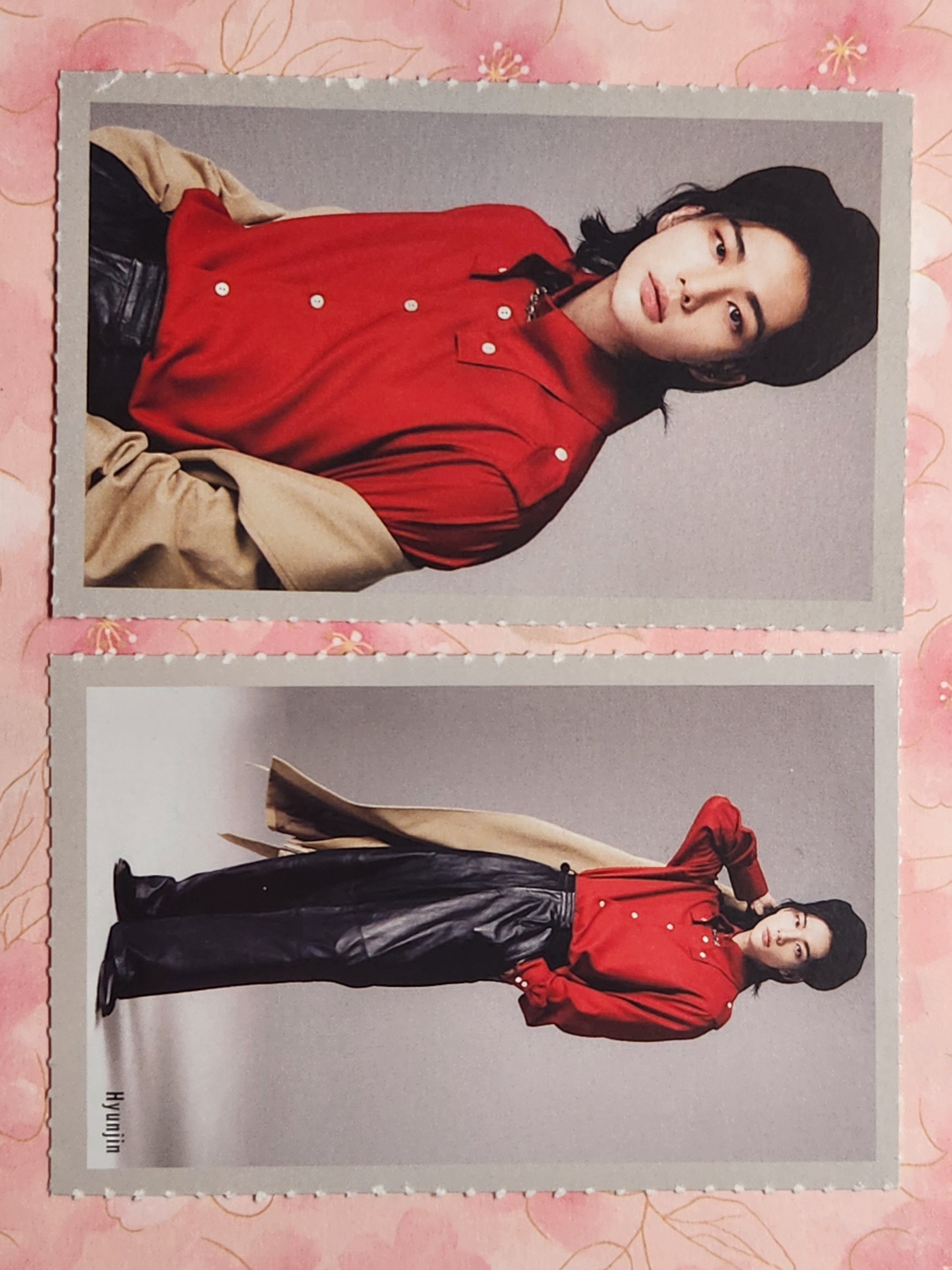 SKZ Hyunjin Revista Anan Photocard Double sided