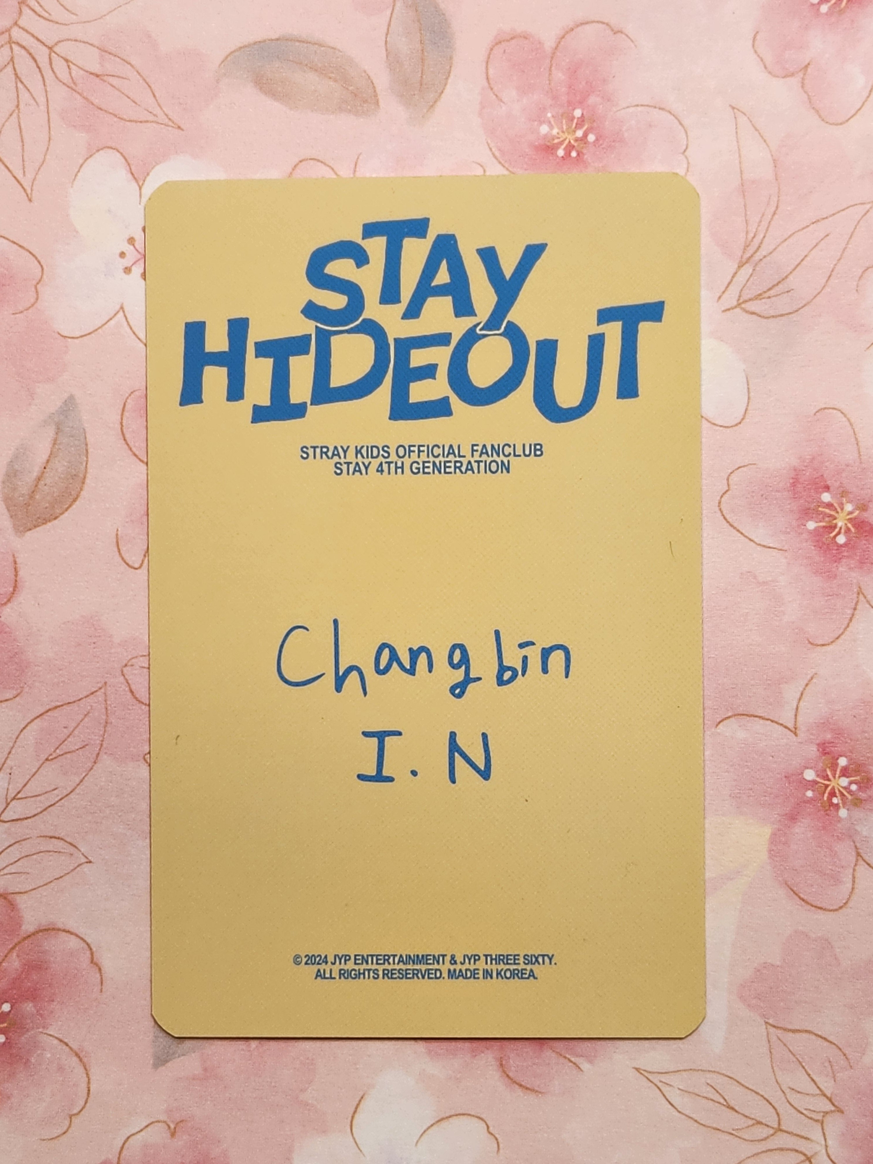 SKZ Membresía Unit Changbin x IN