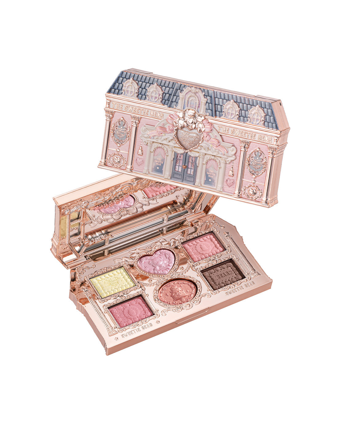 Flowerknows Sweetie bear - Paleta de sombras - 02 Strawberry Milk