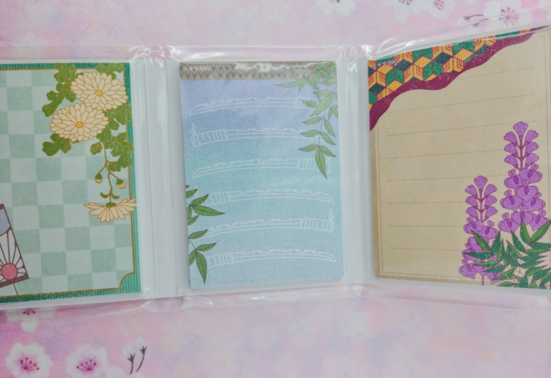 Demon slayer memo pad book set de 6