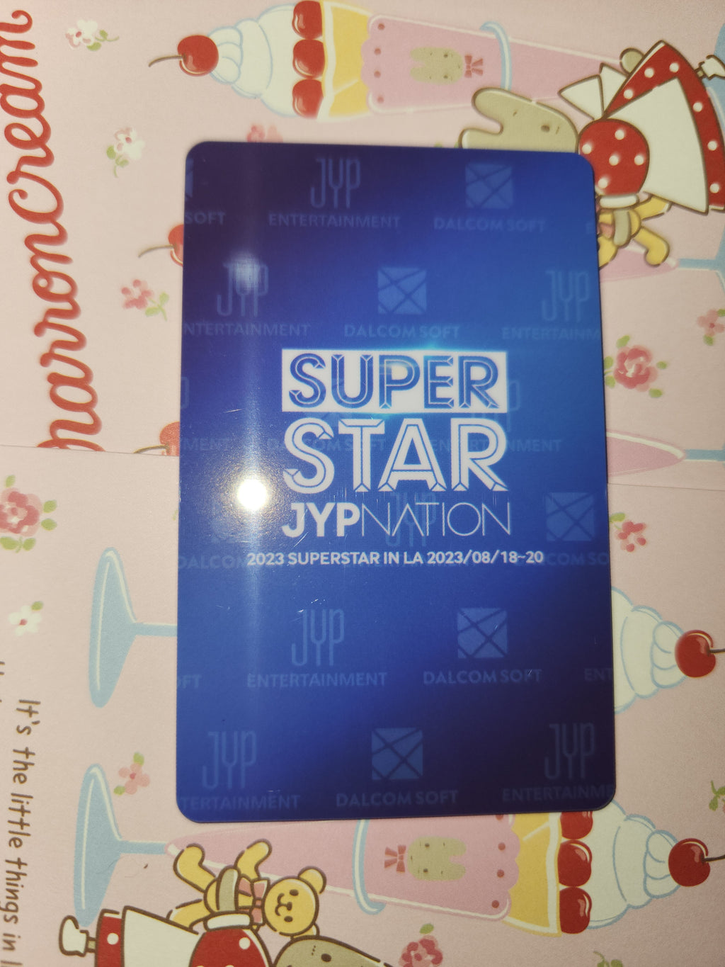 Hyunjin Superstar in LA Photocard PVC