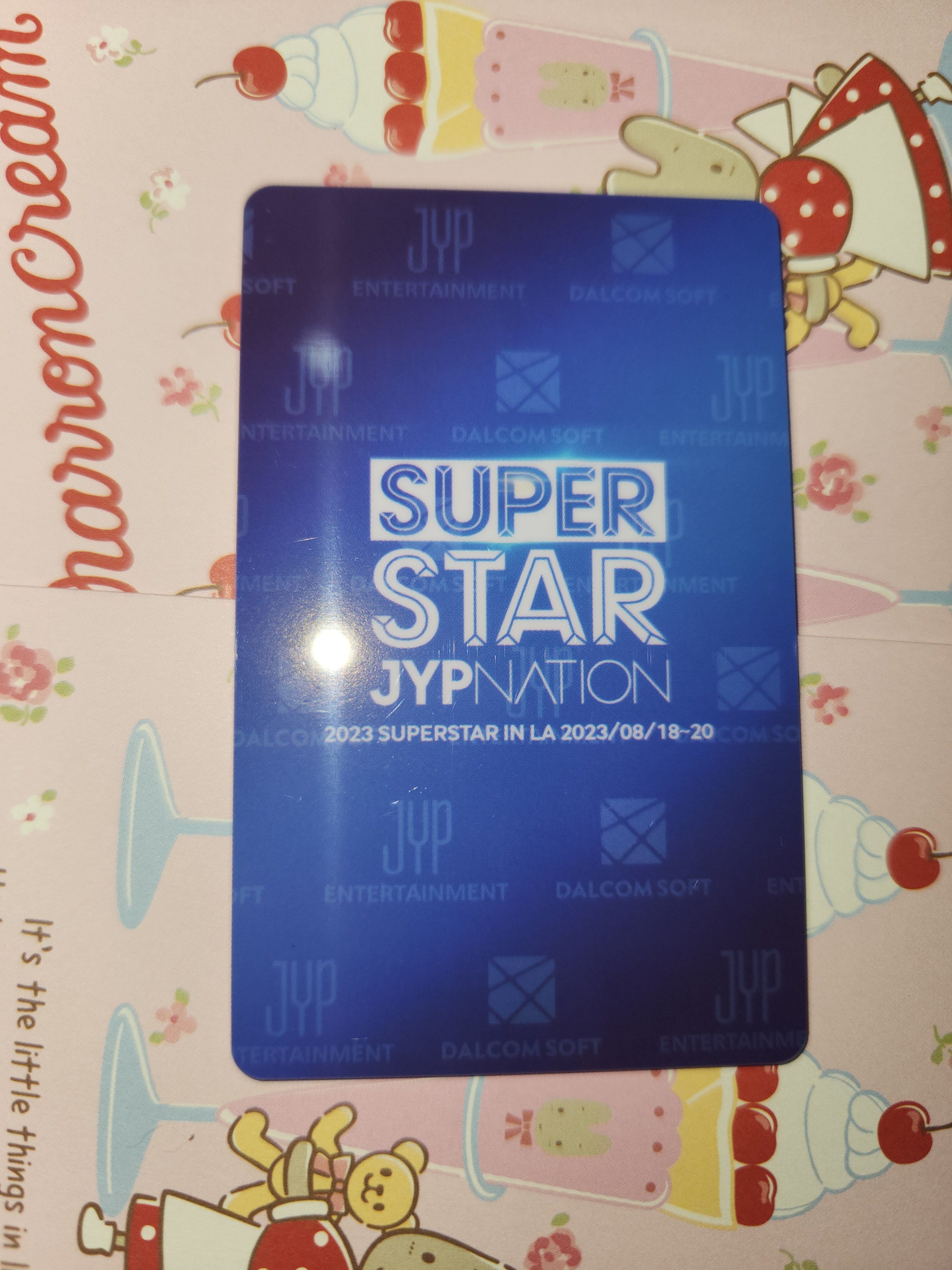 Hyunjin Superstar in LA Photocard PVC