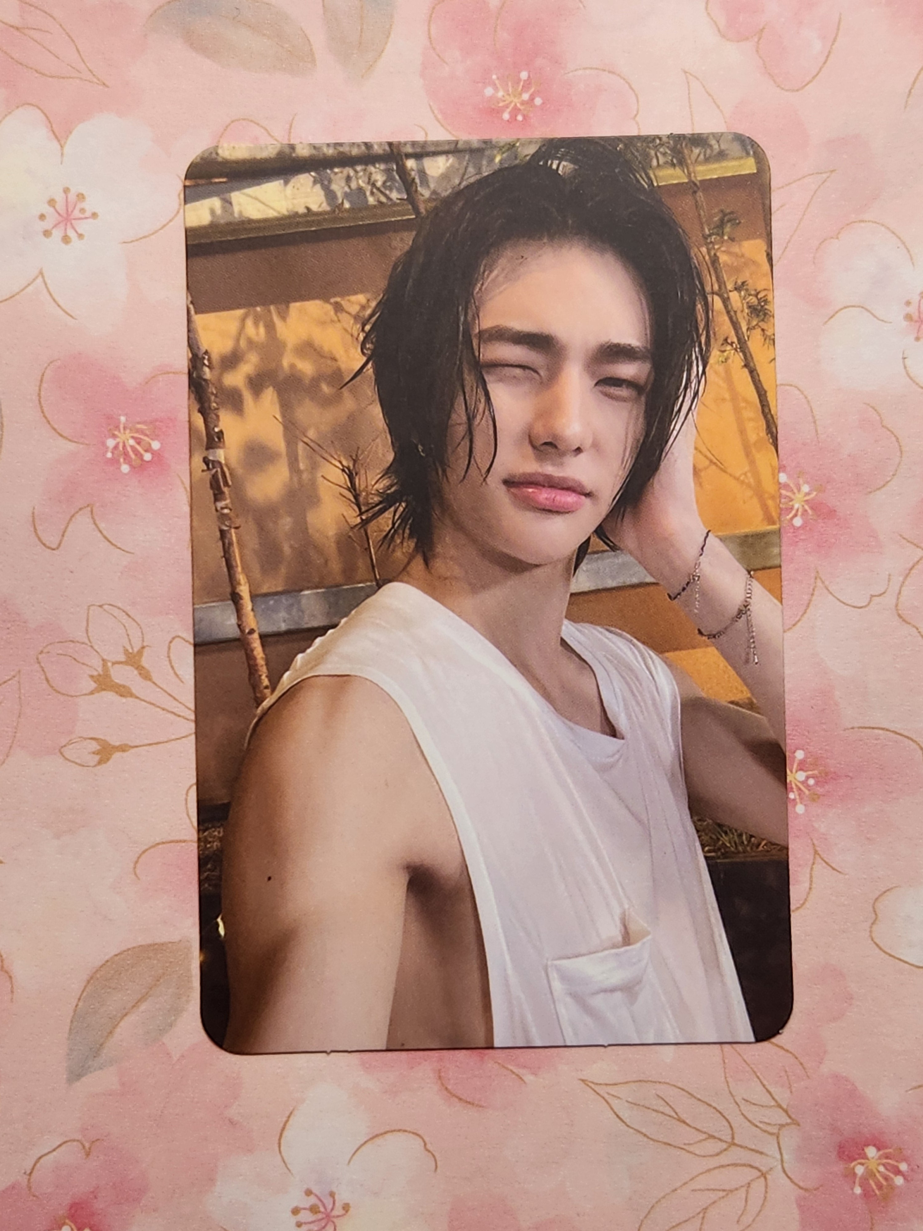 SKZ Hyunjin No Easy Double sided pc