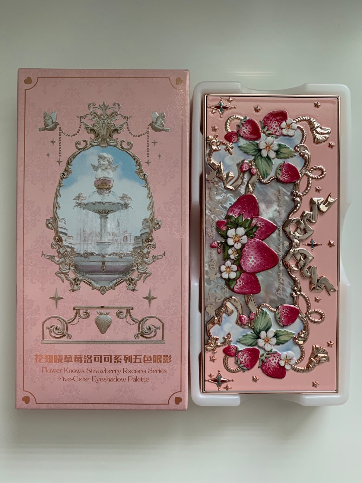 Flowerknows - Paleta de sombras de ojos Strawberry Rococo - #04 Champs Misty Rose