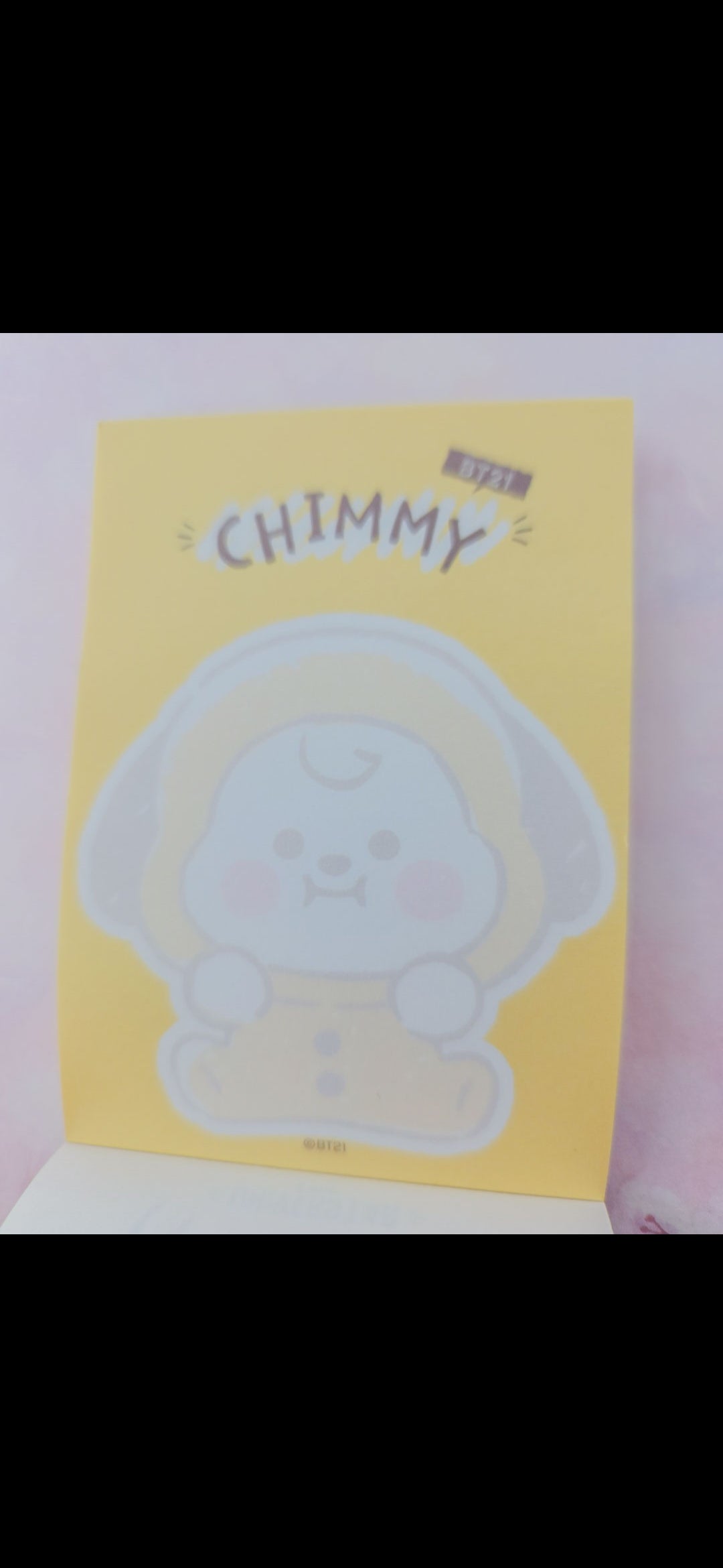 BT21 Memo pad- Chimmy