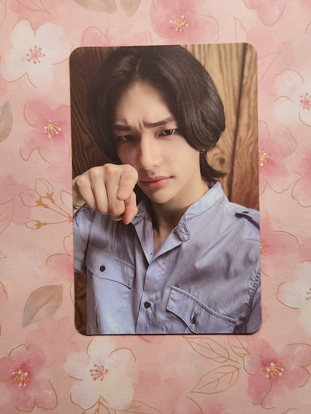 SKZ Hyunjin No Easy Double sided pc