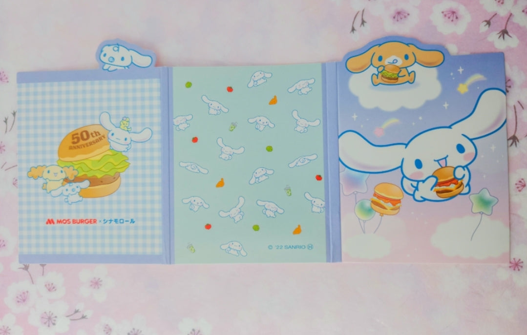 Sanrio Cinnamorrol memo pad set