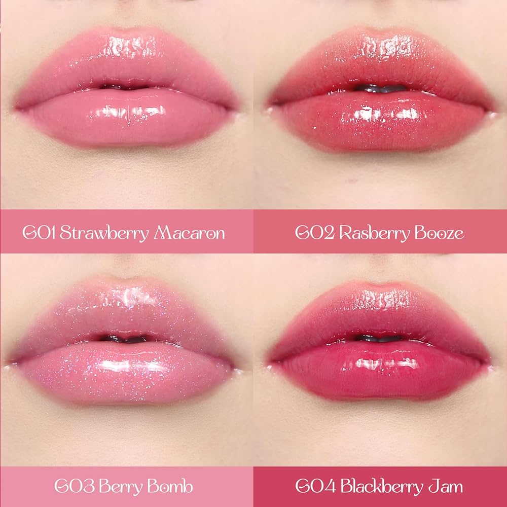 Flower Knows Violet Strawberry Roccoco- Lipgloss G01