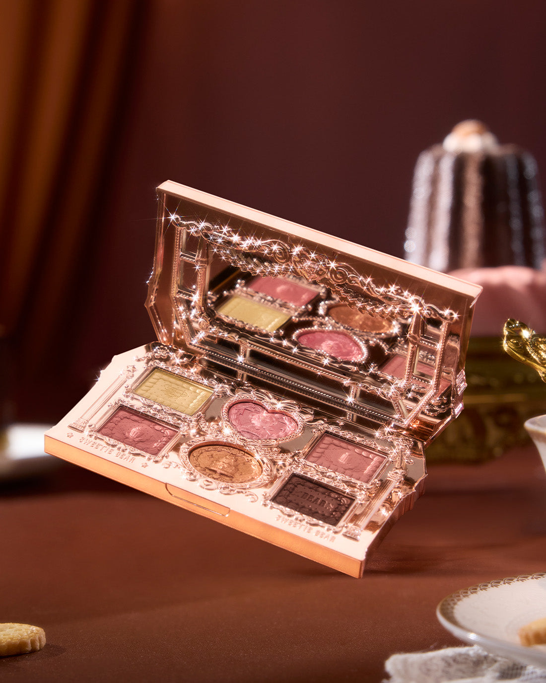 Flowerknows Sweetie bear - Paleta de sombras - 02 Strawberry Milk