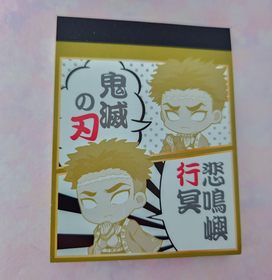 Demon slayer memo pad