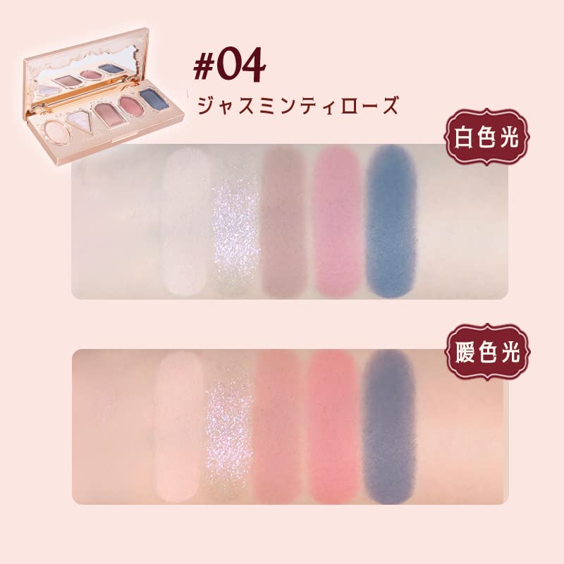 Flowerknows - Paleta de sombras de ojos Strawberry Rococo - #04 Champs Misty Rose