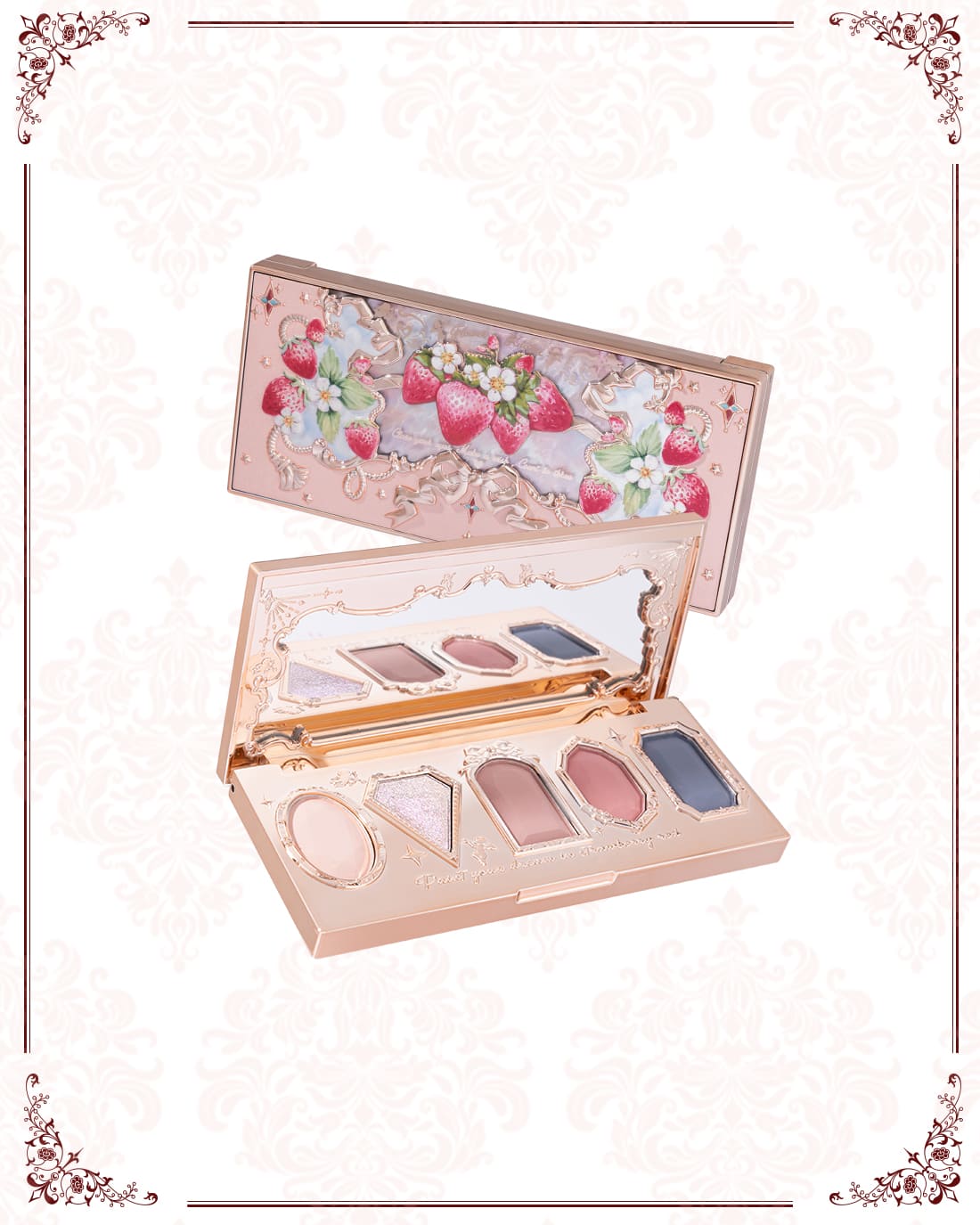 Flowerknows - Paleta de sombras de ojos Strawberry Rococo - #04 Champs Misty Rose