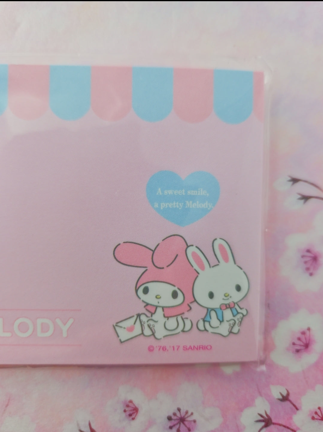 Sanrio My Melody memo pad