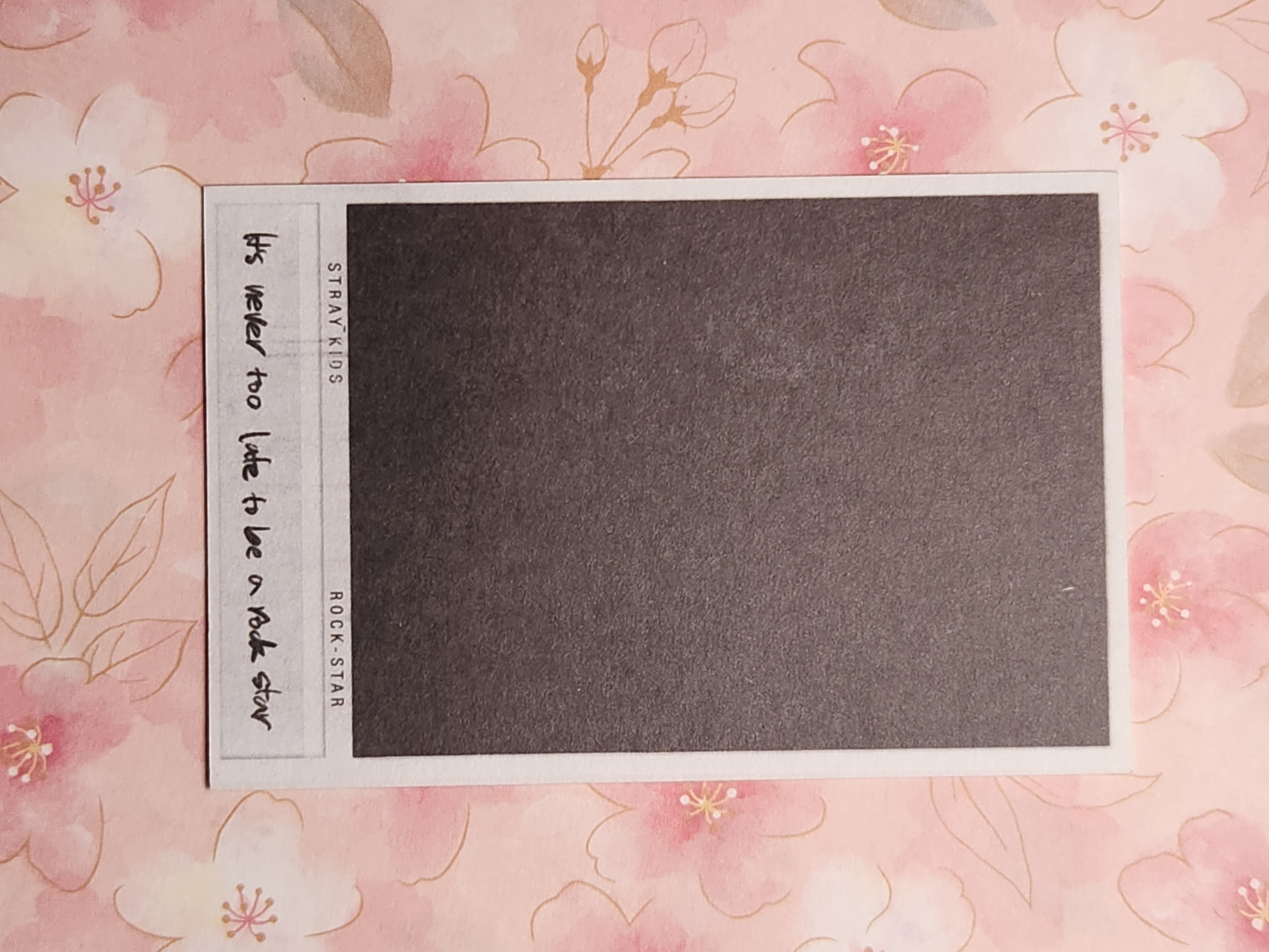 Hyunjin Rockstar Polaroid