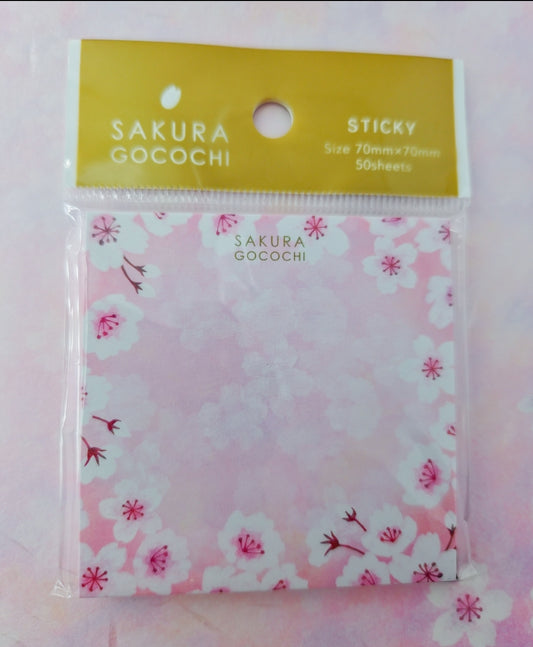 Sakura memo pad