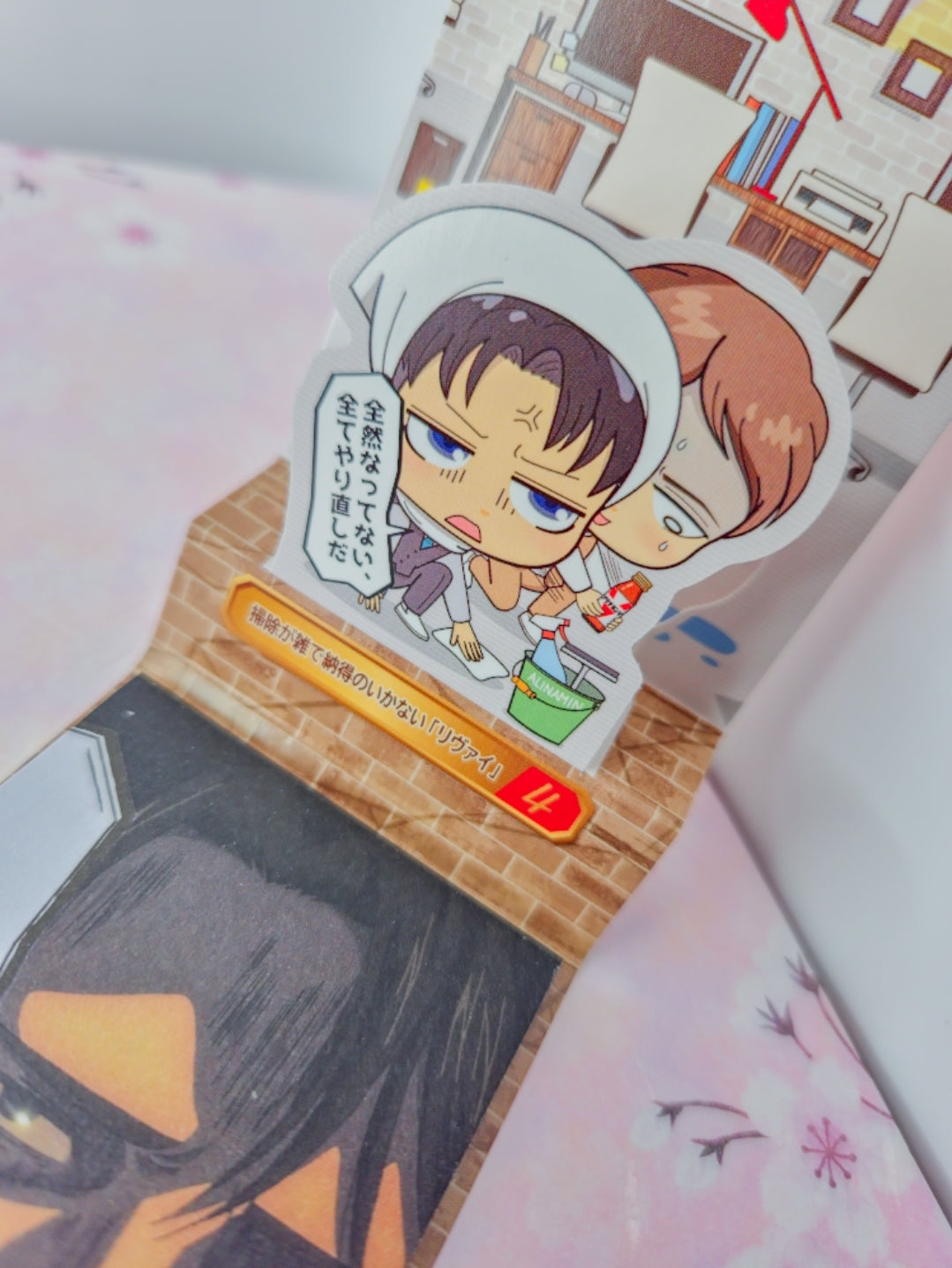 Attack on Titan Stand memo pad - Levi