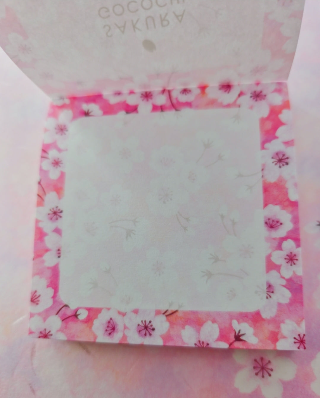 Sakura memo pad