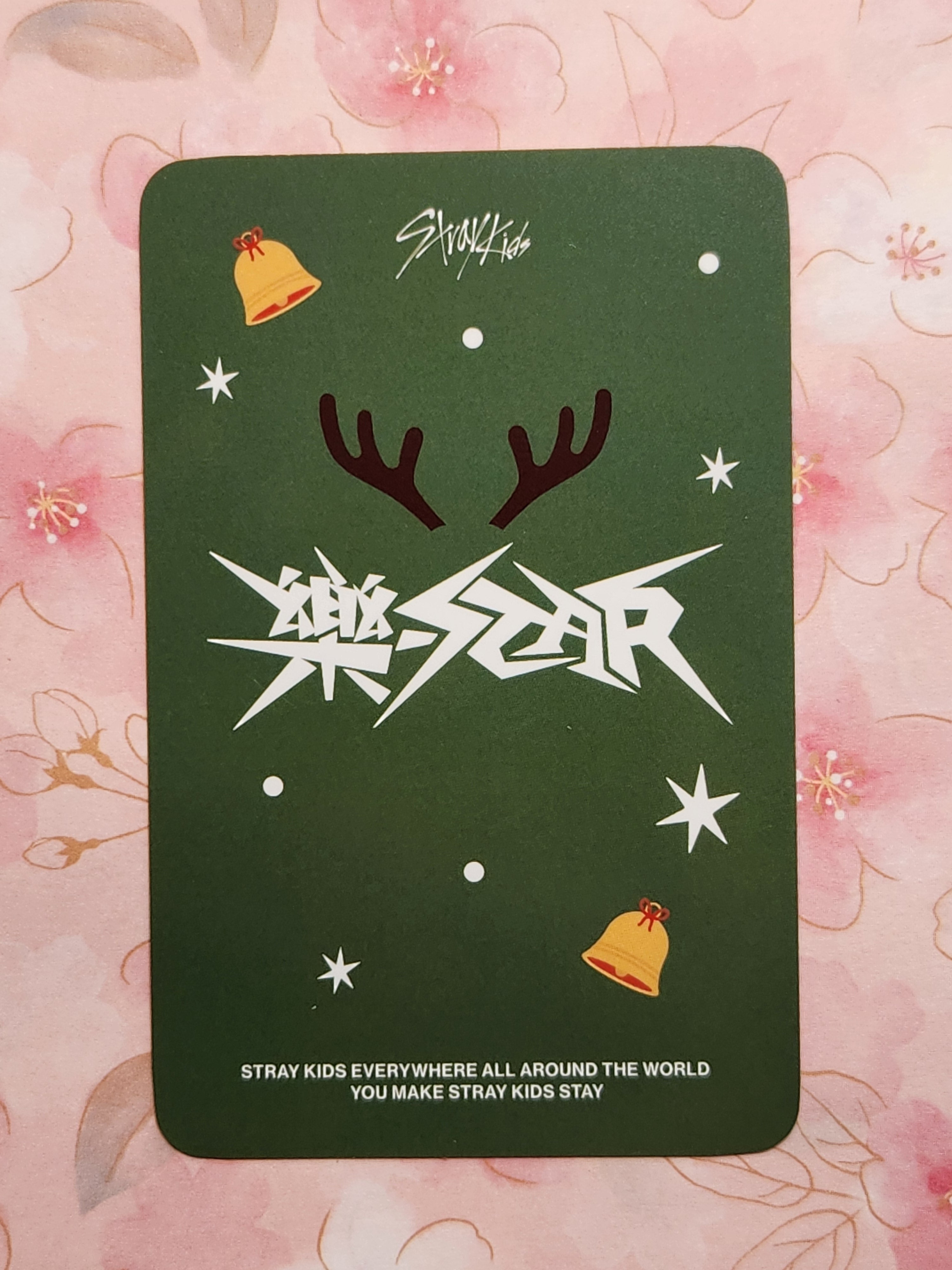 SKZ Rockstar Lucky Draw Han Message card