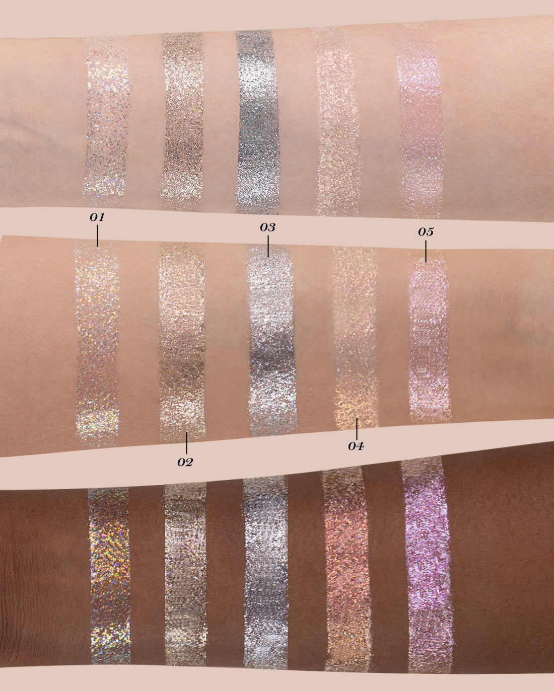 Flower Knows Make-up - Ballet Swan Series - Glitter Eyeshadow