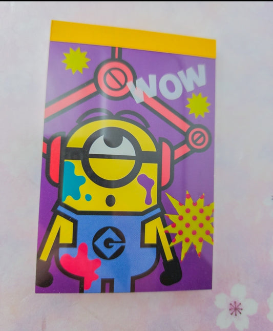 Minions memo pad