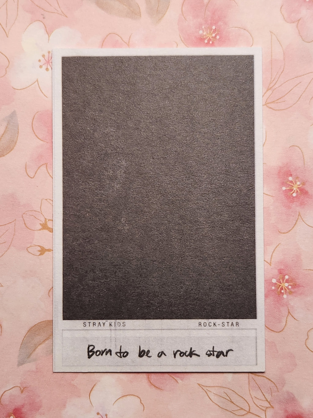 SKZ Seungmin Rockstar Polaroid