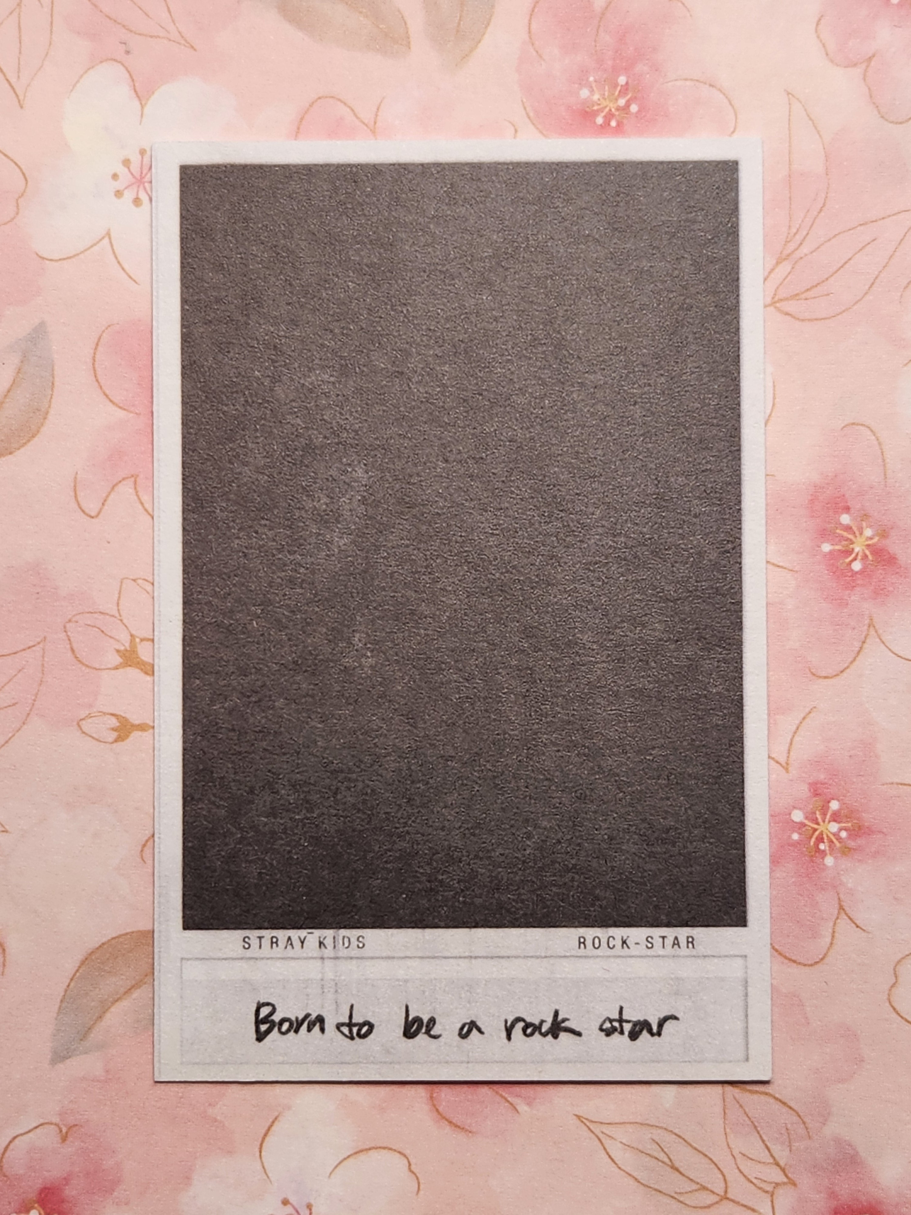 SKZ Seungmin Rockstar Polaroid