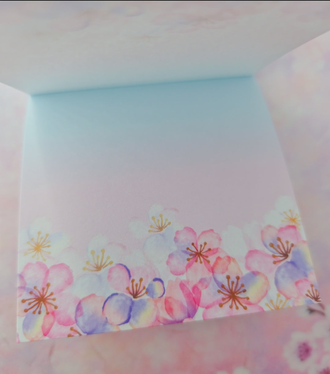 Sakura memo pad