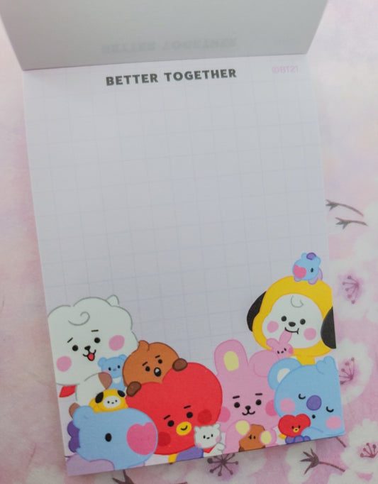 BT21 Memo pad