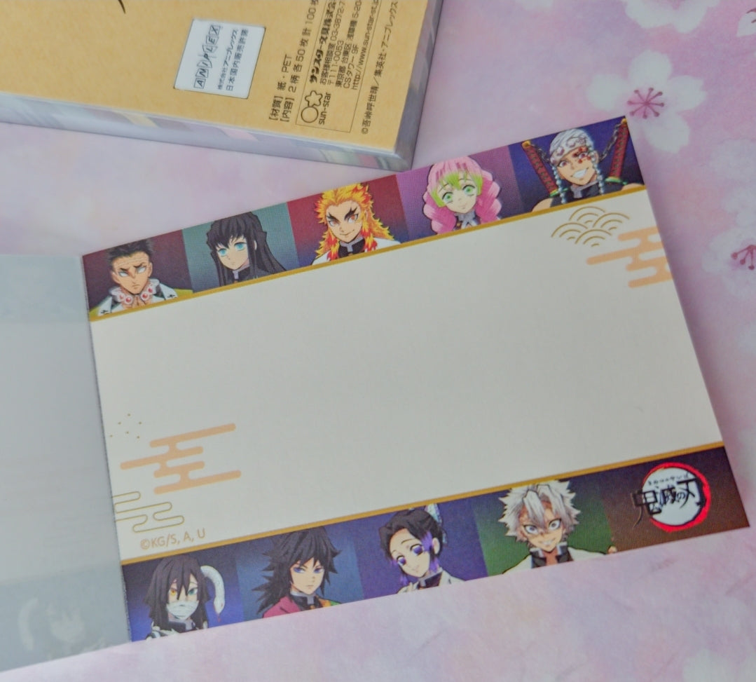 Demon slayer memo pad - Hashira