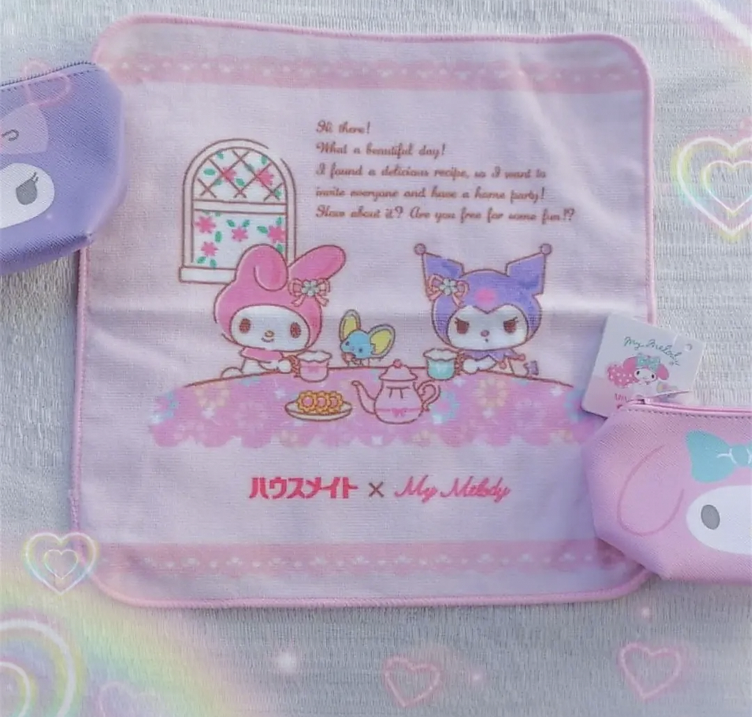 Sanrio Japón - Toalla Facial My Melody x Kuromi