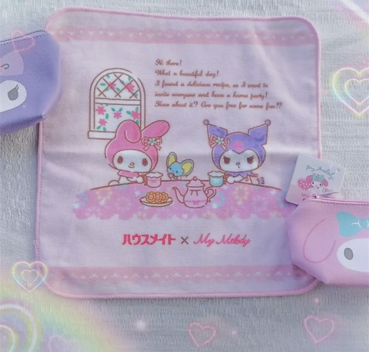 Sanrio Japón - Toalla Facial My Melody x Kuromi